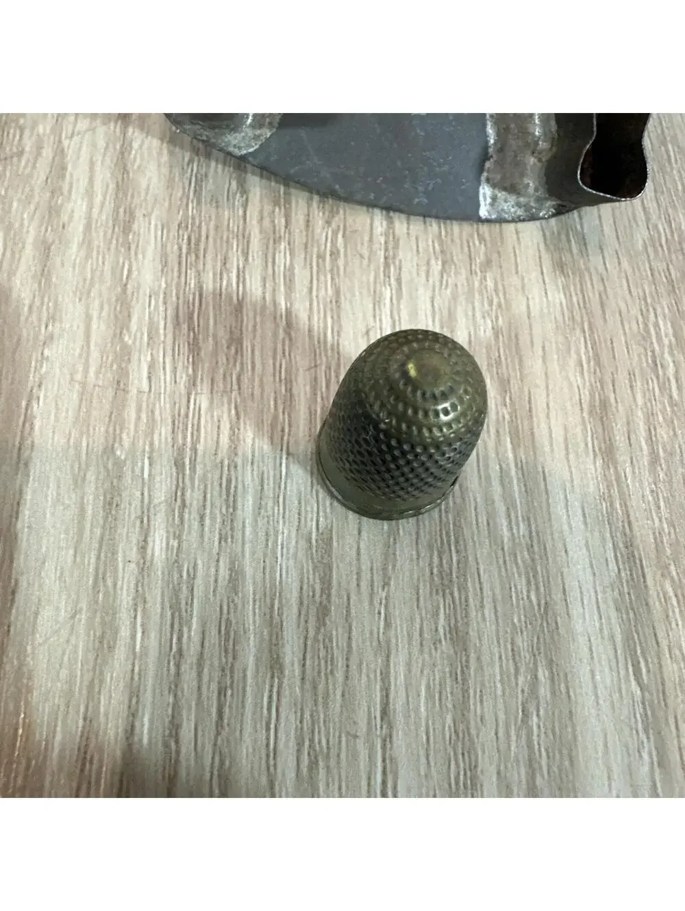(7) Antique items: 2 graters, 2 forks, 1 spoon,‎ cookie cutter, thimble.